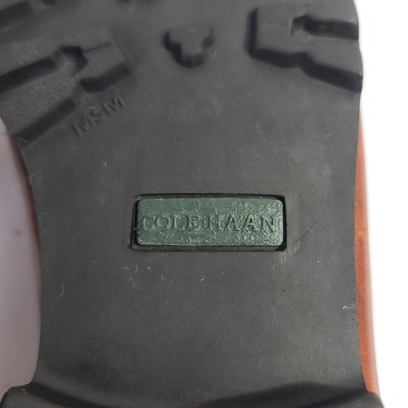 Cole Haan Brown Leather Moc Toe Slip On Loafer Shoes Women's Size 7 B - Picture 15 of 16